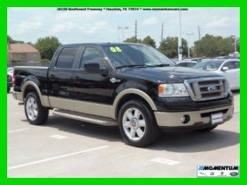2008 ford f-150 king ranch 46k miles*leather*running boards*1owner*we finance!!