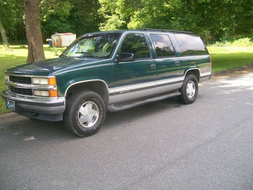 1996 chevy surburban 4x4 3rd row no reserve auction