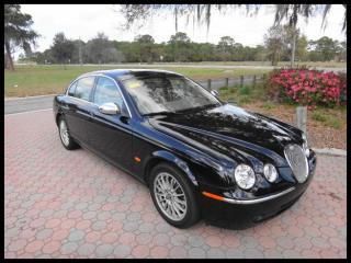 07 jag s-type 4dr 3.0 bluetooth sunroof, heated leather clean carfax 31k miles