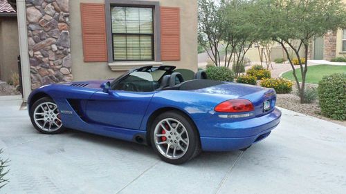 2006 dodge viper srt-10 convertible 2-door 8.3l blue - excellent condition