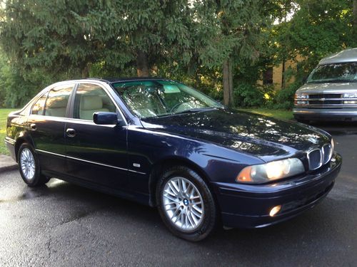 2001 bmw 530i 3.0l clean carfax loaded sunroof no accidents!!!
