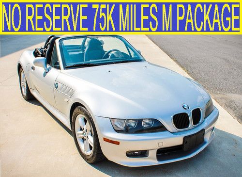 No reserve 75k original miles m package automatic z3 convertible z4 01 02 03 04