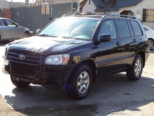 2005 toyota highlander damaged salvage nice unit priced to sell export welcome!!