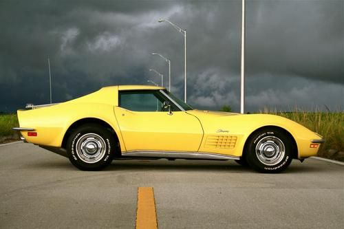1970 corvette stingray coupe l46 4-speed pw, pb, ps, ac restored see video!