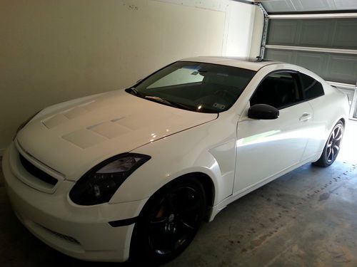 2004 INFINITI G35 COUPE 6-SPEED BREMBO LEATHER BOSE REBUILT SALVAGE NICE, image 2