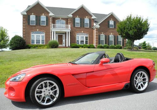 2003 dodge viper srt-10 convertible with only 3613 miles collector quality car