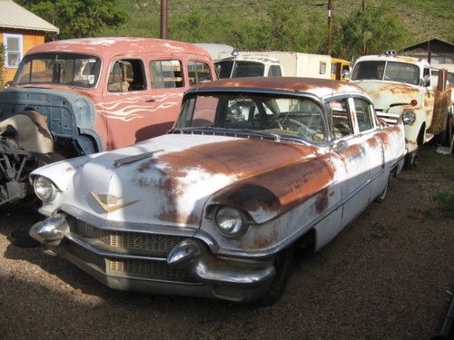 1956 cadillac 4 dr. factory air,  arizona car.