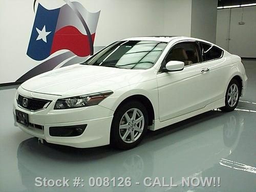 2010 honda accord ex-l coupe sunroof ground effects 43k texas direct auto