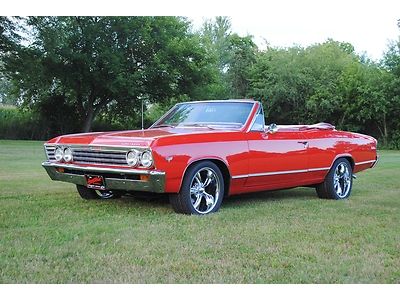 67 chevelle malibu convertible~350v8~auto~original sheet metal~new boss whls~wow