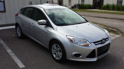 2012 silver ford focus sel 4dr hb, auto, ac, (no dealer fee) technology package