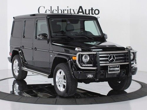 2013 mercedes benz g550 black/black wood wheel