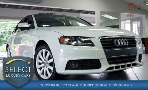 Beautiful a4 2.0t 4dr  fwd automatic transmission convenience htd seats moonroof