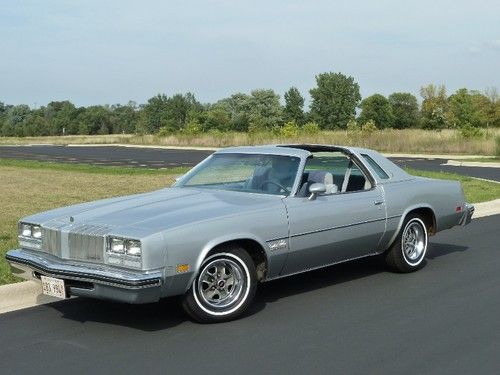 1977 cutlass salon with hurst t-tops and bucket seats &amp; console no reserve