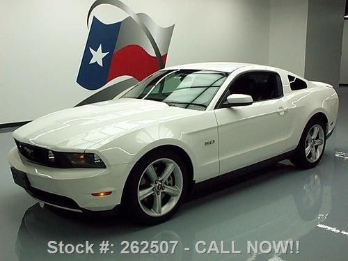 2012 ford mustang gt prem 5.0 auto leather spoiler 16k! texas direct auto