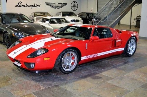 Ford gt gt40 mark iv red supercharged 5.4l v8 leather