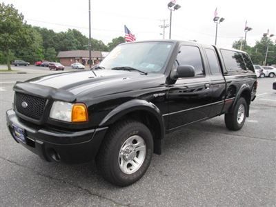 2002 ford ranger xlt edge 4x2 long bed pickup with shell. 1 owner! perfect!