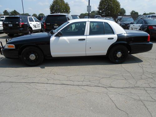 2011 ford crown victoria police interceptor police auction - no reserve