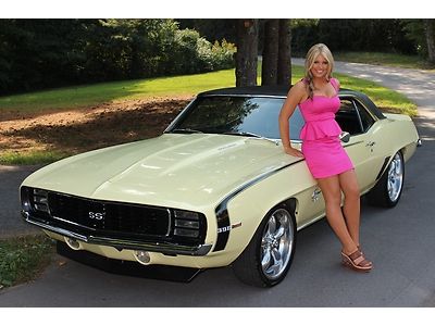 1969 chevy camaro rs frame off resto bb 4 speed ac 4wpdb ps see video