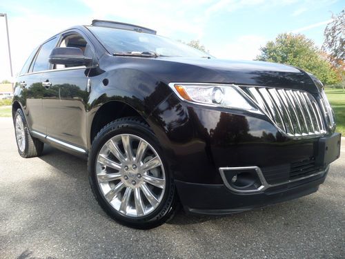 2013 lincoln mkx / no reserve/ navigation/ rear camera/ sunroof/ low miles