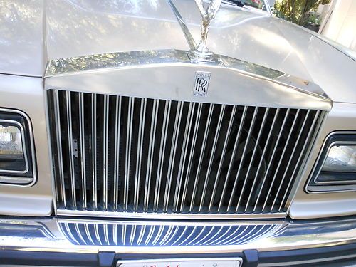 1986 rolls royce -owned 20 yrs by world renowned otto heino, ca car, gorgeous