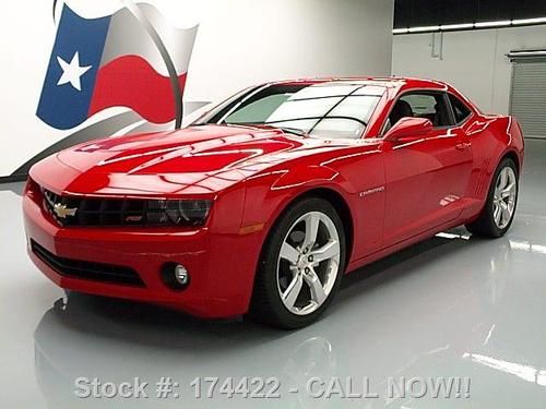 2011 chevy camaro 2lt rs hud htd leather park assist 5k texas direct auto
