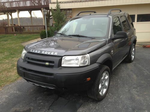 2002 land rover freelander se sport utility 4-door 2.5l won't start needs work