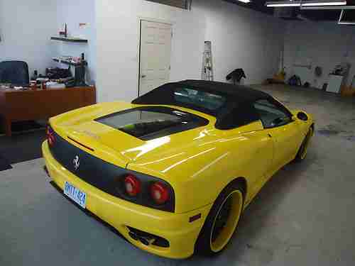 Find used 2000 ferrari 360 spider convertible 6speed manual in Oakville