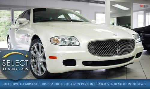Stunning quattroporte executive gt bianco fuji pearl with only 9k miles!!