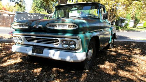 1960 chevy apache 10 pickup short bed step side