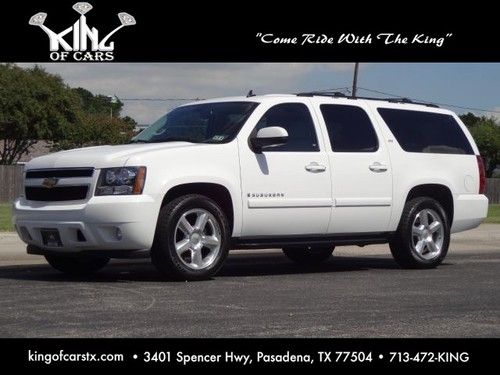 07 suburban ltz 1owner 8passenger clean carfax heated leather sunroof we finance