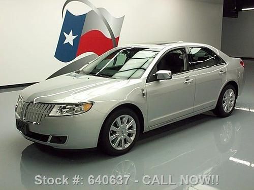 2010 lincoln mkz ultimate sunroof nav rear cam only 24k texas direct auto