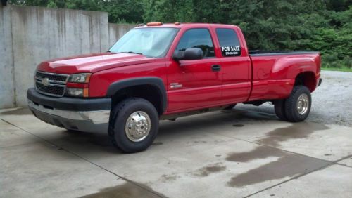 2005 chevy 3500 duramax diesel dually.  extended cab, allison automatic. 123k