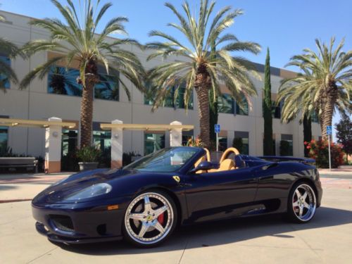 360 spider f1, 20&#034; asanti wheels, clean carfax, tons of upgrades, must see pics