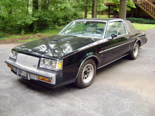1987 buick regal t-type coupe 2-door 3.8l turbo