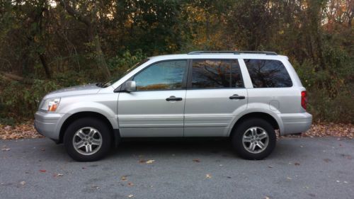 2005 honda pilot ex-l w navigation system leather heated seats and awd