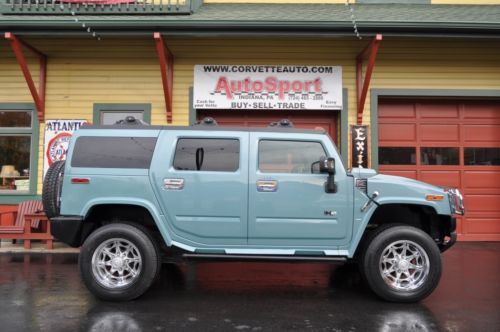 2007 rare special edition glacier blue metallic h2 hummer fully loaded!!