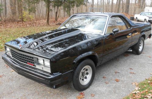 1979 el camino (black) 350 cu.in. completely rebuilt engine &amp; 400 turbo auto.