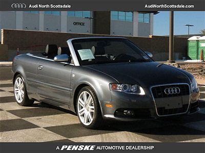 2007 audi s4-convertible- awd- automatic-clean car fax-one owner-56 k miles