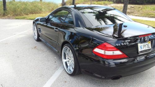 2007 mercedes sl 550. amg sports package. new staggered wheels and tires