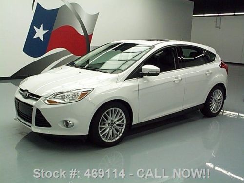 2012 ford focus sel hatchback sunroof leather 34k miles texas direct auto