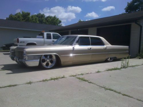 1965 cadillac sedan deville bagged lowrider rat rod lead sled custom