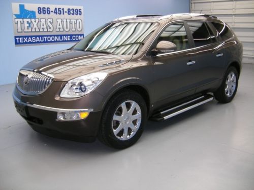 We finance!!!  2009 buick enclave cxl awd heated leather 3rd row tow texas auto