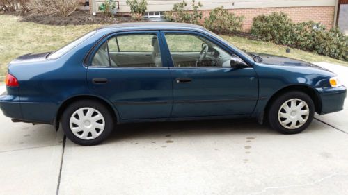 2001 toyota corolla low miles no reserve