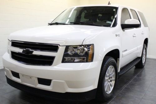 2009 hybrid tahoe navigation tv/dvd 3rd seat heated leather rear cam xm loaded