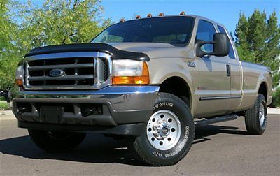 No reserve 2000 ford f250 xlt 7.3l diesel 6 spd man ext cab long bed very clean