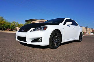 2008 2009 2010 2011 2012 2013 lexus isf pearl white loaded one owner immaculate