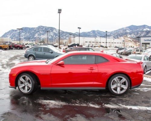 New 2013 zl1 chevrolet camaro supercharged victory red manual 6.2l v8
