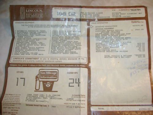 What To Do With Used Car Seats >> Find used 1988 Lincoln Town Car Signature Sedan 4-Door 5 ... What To Do With Used Car Seats >> Find used 1988 Lincoln Town Car Signature Sedan 4-Door 5 ...