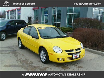 2004 dodge neon sxt automatic yellow 1 owner clean carfax great first car