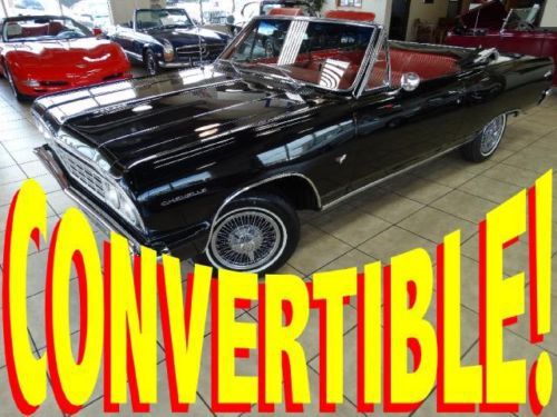 Wow -- what a find! 1964 chevelle (((convertible))) non super sport v8 auto 65